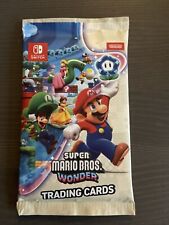 SEALED NEW Walmart Exclusive Super Mario Bros Wonder Trading Card Pack Only picture