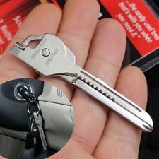 EDC 6-in-1 Multi-Function Tool Utility Key SILVER Stainless Steel USA SELLER 002 picture