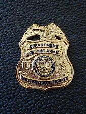 US ARMY Military Intelligence   Mini Badge    with pins picture