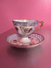 Vintage Made In Japan Hand Painted Cup And Saucer picture