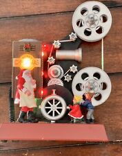 Holiday Time Christmas Village Decoration Decor MultiColor LED Musical Movie picture