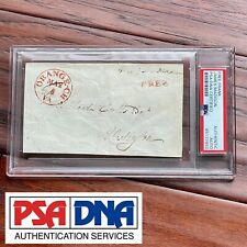 JAMES MADISON * PSA * Autograph FREE FRANK Signed + DOLLEY MADISON Handwriting picture