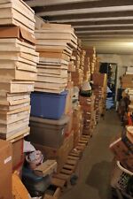 HUGE WAREHOUSE LOT OF VINTAGE MILLINERY FLOWERS/MILLINERY/CRAFT SUPPLIES- picture