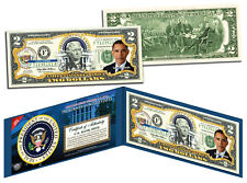 BARACK OBAMA *Presidential Series #44* Genuine Legal Tender US $2 Bill w/ Folio picture