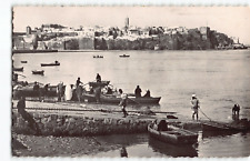 Rabat Morocco Casablanca Arab Harbor Ships RPPC Postcard-P5 picture