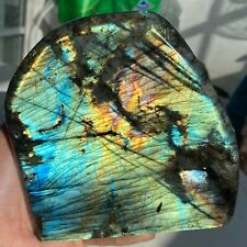 3.88LB Lagre Top Labradorite Crystal Stone Natural Mineral Specimen Healing K05 picture