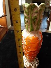 Carrot candle holder Vintage Ceramic Pre-owned item multi colored picture