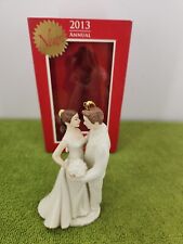 LENOX 2013 ALWAYS and FOREVER BRIDE and GROOM Ornament NEW in BOX Wedding picture