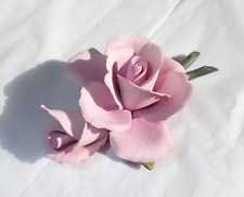 Lovely Napoleon Porcelain Lilac Rose & Bud Figurine picture