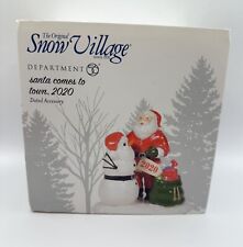 Department Dept 56 Snow Village Santa Comes To Town 6005471 2020 picture