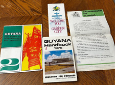 Guyana Tourism & Information Guides 1970s Independence Progress Georgetown VTG picture