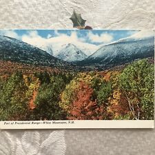Presidential Range - White Mountains, New Hampshire Postcard picture