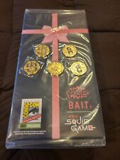 2021 SDCC SE Squid Game Bait Exclusive Gold Kokies with Collector Gold Coin Set picture