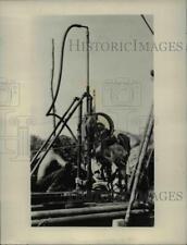 1931 Press Photo Drill Operation at Nicaragua Canal picture