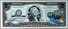 IDAHO Statehood $2 Two Dollar U.S. Bill Includes Original Folio COA GREAT Condit picture