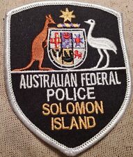 Au Australian Federal Police Solomon Island Patch picture