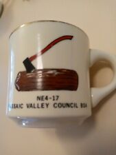 Vintage Boy Scout Mug Passaic Valley Council BSA NE4-17 picture