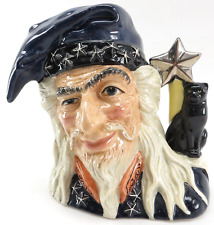 Royal Doulton D6862 THE WIZARD Large Character Toby Jug Figurine 1990  picture