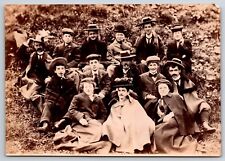 Group Fashions 1890's Early Irvine Family Photograph Vintage Photo Photography picture