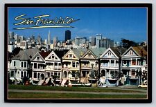 San Francisco Beautiful Victorian Homes California VintageUnposted Postcard picture