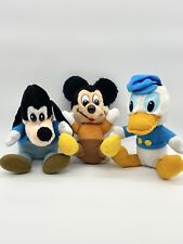 Vtg Walt Disney Mickeys Christmas Carol Plush Hardee's Mickey,Goofy & Donald picture