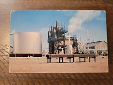 Postcard CA California Taft Kern County Modern Oil Refinery Petroleum Industry picture
