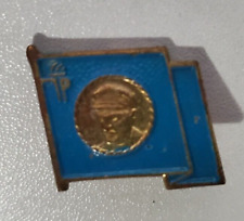 Ernst Thalmann Pioneer Organisation DDR East Germany Blue Flag Pin Badge picture