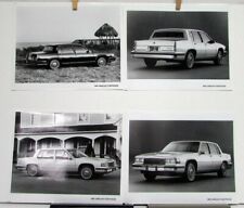 1985 Cadillac Fleetwood Set of 4 B/W Glossy Press Photos Original picture