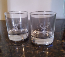 Set of 2 Glenfiddich Pure Malt Scotch Whisky Glasses NEW, heavy glass, quality picture