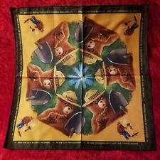 Smokey the Bear Only You Can Prevent Wildfires Bandana Scarf Handkerchief picture