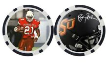 BARRY SANDERS / OKLAHOMA STATE COWBOYS - GOLF BALL MARKER/POKER CHIP *SIGNED* picture
