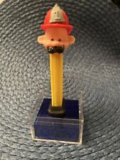 Vintage Fireman W/mustache Rare Pez Dispenser picture