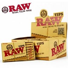 Full Box 20 Packs Raw Natural Unrefined Pre-Rolled Tips 21 Per Box - 420 Total picture