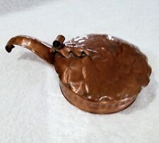 Vintage Gregorian Hand Hammered Copper Silent Butler Ash & Crumb Keeper Signed picture