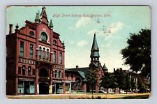 Warren OH-Ohio, High Street Looking East, Antique, Vintage Souvenir Postcard picture