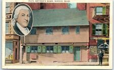 Postcard - Paul Revere's Home, Boston, Massachusetts picture