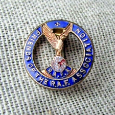 Vintage Friends Of RAF Association Metal Pin picture