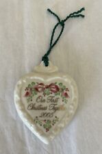 Our First Christmas Together 2005 Christmas Ornament by Belleek picture