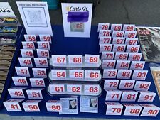 Classic Carls Jr Table Tent Number 50 thru 99 picture