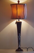 UTTERMOST LIGHTING LARGE LAMP MODERN DESIGN FRANCOIS DEGUEURCE WOOD/METAL picture