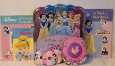Disney Princess Royal Melodies CD Player Sing Along 3 Discs 3 Books KEEPSAKE TIN picture