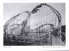 The Cyclone Roller Coaster Crystal Beach Ontario Canada Postcard Circa 1930's picture