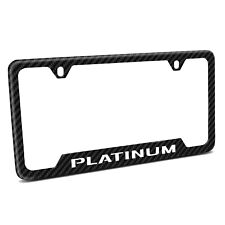 Ford F-150 Platinum Carbon Fiber Texture ABS 50 States License Plate Frame picture