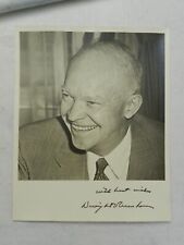 President Dwight D. Eisenhower ~ INSCRIBED/SIGNED 8x10 Photograph, Facsimile? picture