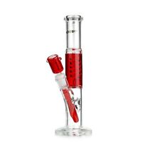 FREEZABLE BONG WATER PIPE FREEZABLE RED LIQUID COIL 12