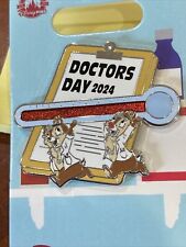 Disney Doctors Day Pin 2024 Chip & Dale Thermometer Great Gift picture