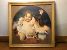 The Calmady Children Sir Thomas Lawrence Vintage Framed Print 14x14 Wood Frame picture