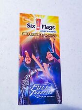 2013 Six Flags Magic Mountain Park Map. featuring Full Throttle picture