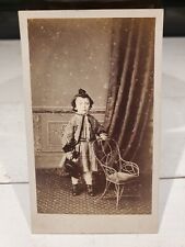Antique Photograph- Young Child With Chair Hitchin United Kingdom picture