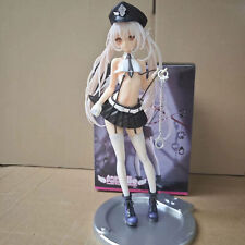 Anime Girl Cute girl with white hair 8.6 in PVC model decoration Figure doll toy picture